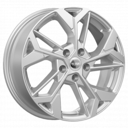 КиК КС1062 (ZV17_Coolray) 6.5x17 PCD5x114.3 ET50 DIA 54.1  Silver